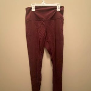 Dark Purple Athletic Leggings